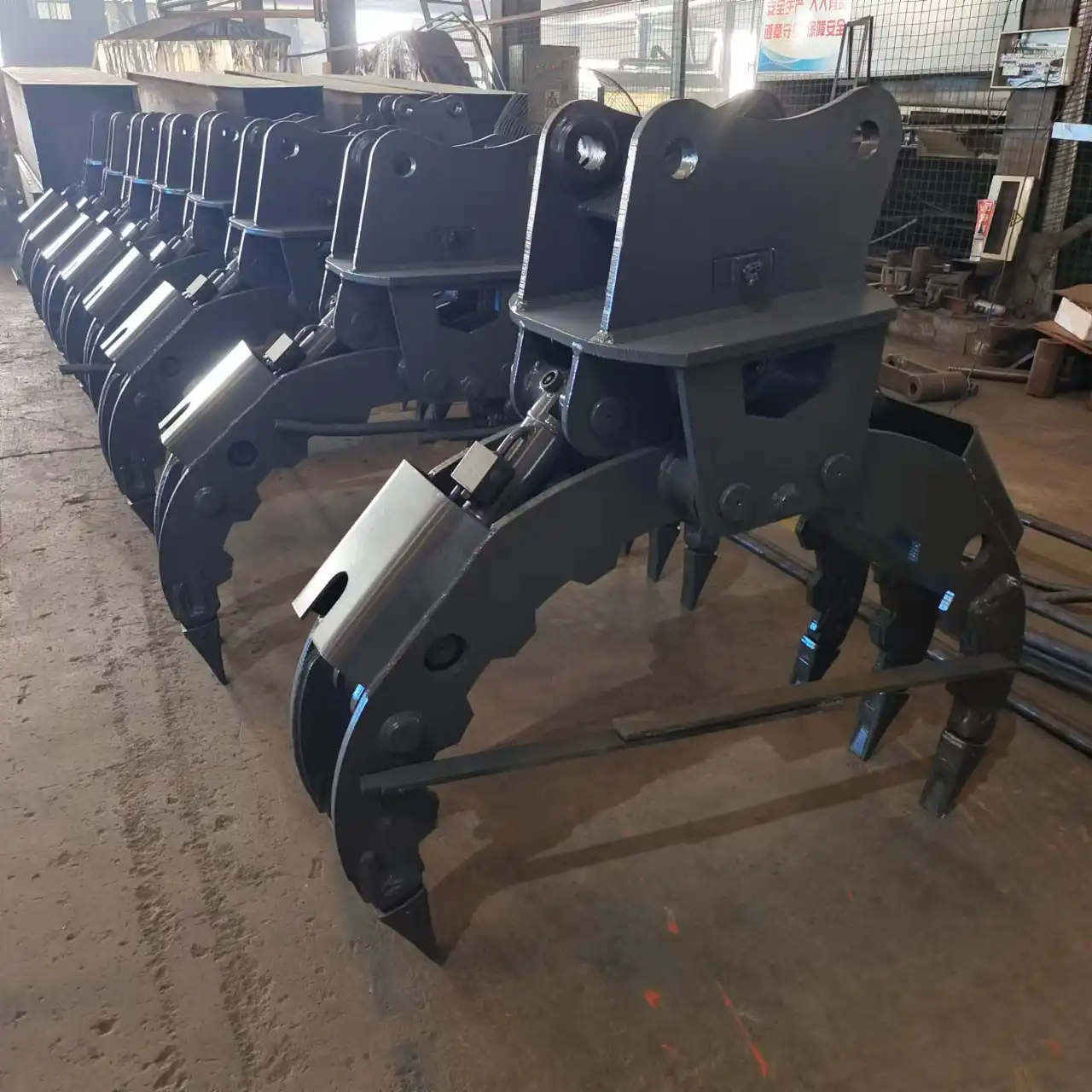 Excavator Gripper Grapple Types